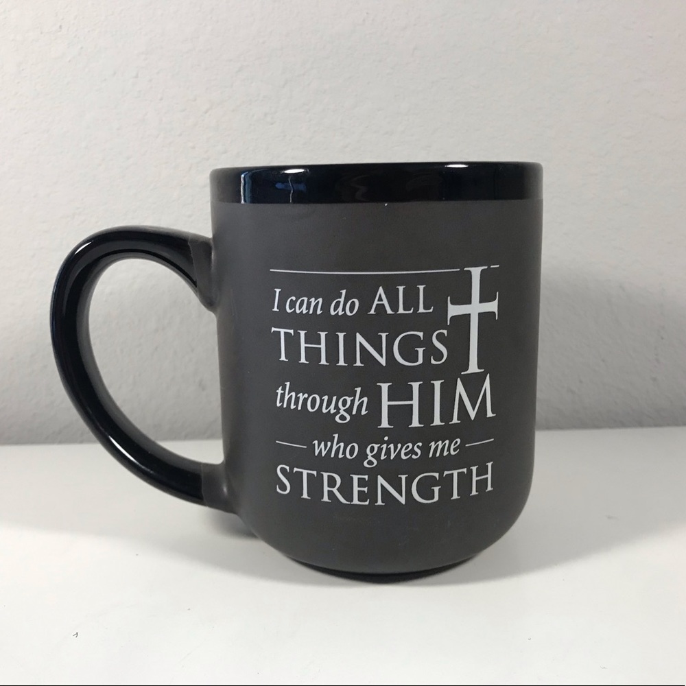 I Can Do All Things Through Him Coffee Mug Jesus